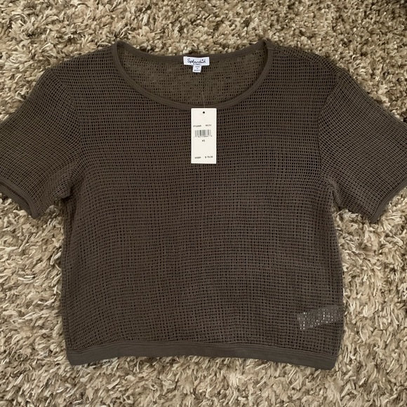 Splendid Portico Mesh T-Shirt Size XS - Picture 1 of 4